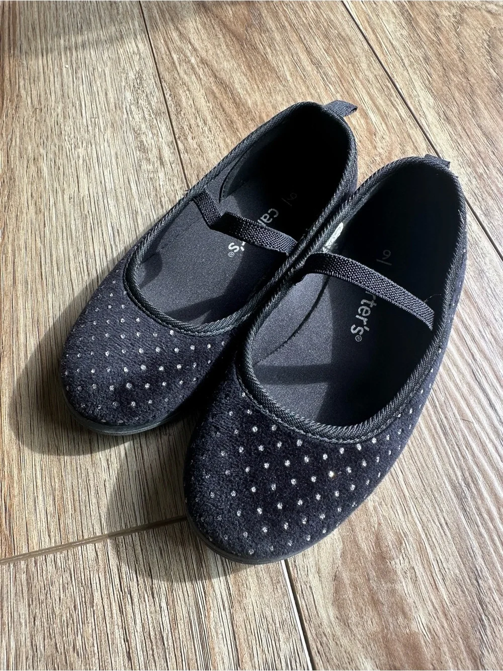 Carter's Toddler Mary Jane Flats with Sparkle Studs